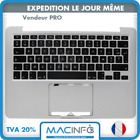 Clavier Apple MacBook Pro Retina 13" A1502 EMC 2678 2875 Topcase Assemblé FR