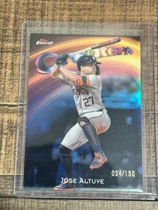 2025 Topps Finest - Jose Altuve Creators /150 Purple Refractor /350 2 Singles - Picture 1 of 4