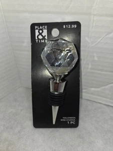 Crystal Ball Wine  Bottle Stoppers - Halloween New Year's  - Picture 1 of 4