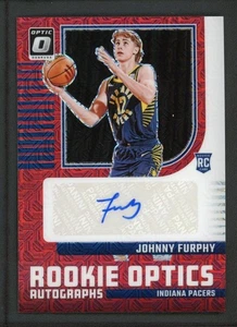 2024-25 JOHNNY FURPHY AUTO PANINI DONRUSS OPTIC MOJO RED ROOKIE RC OPTICS - Picture 1 of 2
