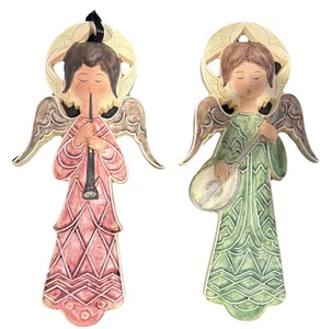 Large Vintage  Italian Ceramic Angels 15 Inch - Picture 1 of 9