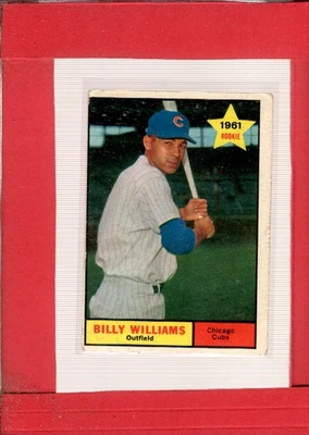 1961 Topps #141 Billy Williams en muy buen estado radiocontrol novato Cubs identificación: 67552 Foto 1 de 2