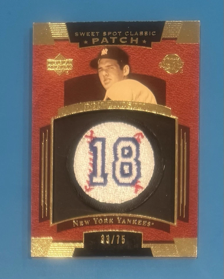 唐·拉森洋基斯补丁卡 #33/75 — 第 1/3 张图片