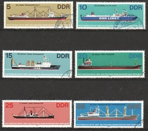 DDR East Germany 1982 Ships Mi 2709-2714 - Picture 1 of 2