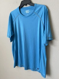 Beach Bros Herren T-Shirt hellblau Rundhals Kurzarm Schwimmen Gr. L - Bild 1 von 7