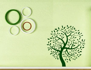 Wall Sticker Vinyl Decal Nature Life Tree Leaves Branches Home Decor (n1273) - Picture 1 of 3