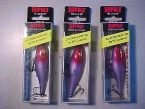 3 NUOVE ESCHE RAP NUOVE PERSONALIZZATE DIPINTE DA PCL RAPALA SR 8 SHAD SHAD MARDI MGRA - Foto 1 di 3