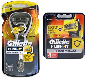 Gillette Fusion PROSHIELD 1 mango de afeitadora con soporte + cartuchos de 6 hojas - Imagen 1 de 6