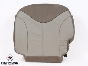 Camión GMC Sierra Denali 2002 conductor trasero inferior lateral cuero cubierta de asiento 2 tonos bronceado - Imagen 1 de 10