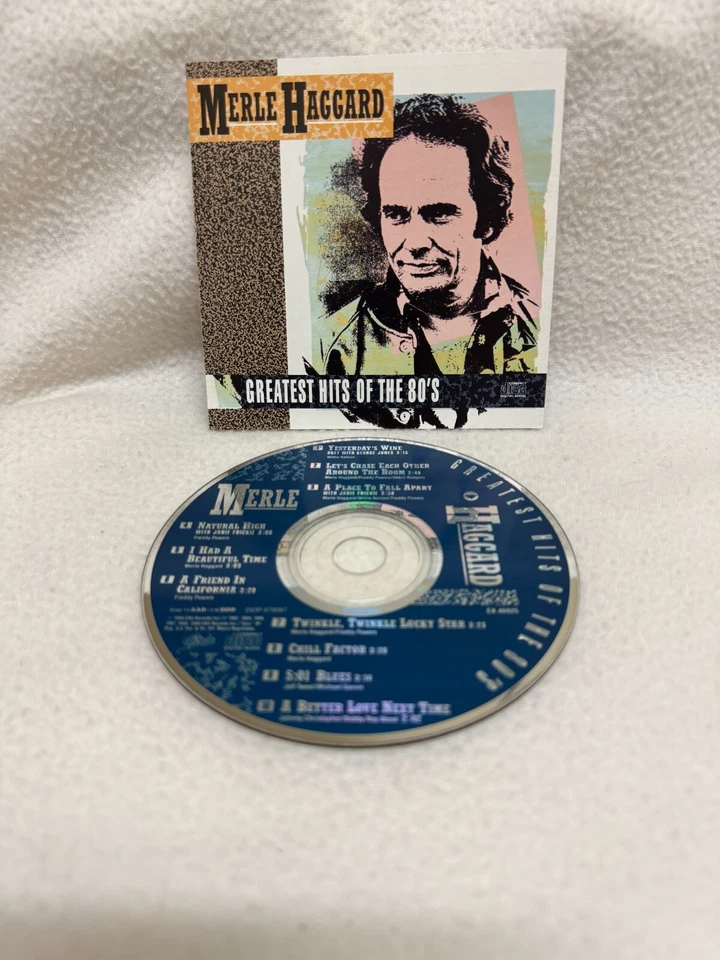 Merle Haggard Greatest Hits Of The 80's - CD ONLY WITH FRONT PAPER INSERT!! - image 1 of 1