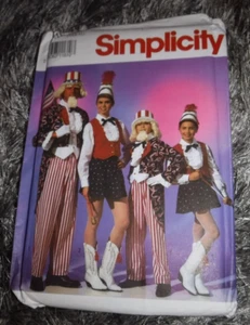 Uncle Sam - MAJORETTE Pattern 7366 Patriotic Costumes ALL SIZES UNCUT - Picture 1 of 3