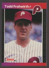 1989 Donruss Todd Frohwirth Philadelphia Phillies #587