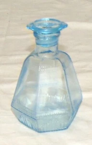 Servidor de vinagre/aceite Blue Glass de 4,5/8 pulgadas - Imagen 1 de 2