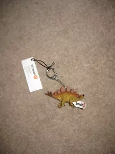 Schleich Germany Stegosaurus Dinosaur Figure Keychain 14590 Brand New - Picture 1 of 1