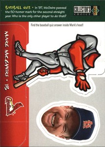 1998 (CARDINALS) Collector's Choice Mini Bobbing Heads #22 Mark McGwire