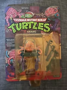 Playmates TMNT Krang vintage figure MOC No Dents Unpunched - Picture 1 of 2