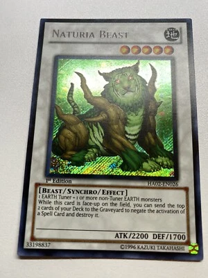 Yugioh Naturia Beast 1st Edition Secret Rare HA02-EN026 HP - Image 1 of 4
