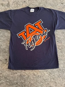 Vintage The Game Auburn Tigers Blue T-Shirt - Mens Size XL Y2K 90S - Picture 1 of 7