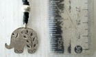 NiCe!! Hmong Hill Tribe Silver & Hemp Elephant Amulet Necklace Handmade