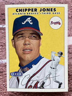 Fleer Tradition Chipper Jones #164 Atlanta Braves 2000 Foto 1 de 2