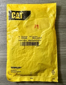 CAT Caterpillar OEM Part 312-4245: SEAL-U-CUP - New - Picture 1 of 8