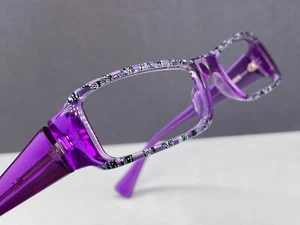 Alain Mikli Brille Damen Lila Rechteckig Vollrand schmal A07790026 NP: 293€ - Picture 1 of 12