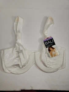 Sujetador con aros sin costuras Bali Live It Up® blanco talla 36D estilo #DF3353 NUEVO CON ETIQUETAS B245 - Imagen 1 de 4