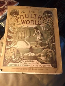 1889 The Poultry World Chromo Edition - Foto 1 di 11