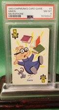 1963 The Chipmunks Gm SIMON Rc Microphone Card #5  PSA 8 Pop 1 None Higher XMAS