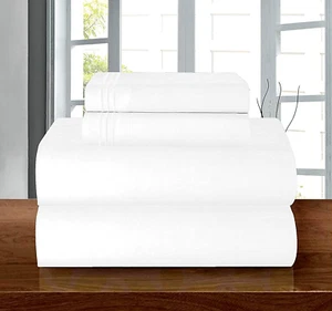 Luxury Soft 1500 Thread Count Egyptian 4-Piece Premium Hotel Quality Wrinkle Res - Picture 1 of 12