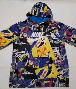 Nike Full Zip Hoodie All Over Graphics Youth Boys XL (13-15 YRS) - Picture 1 of 10