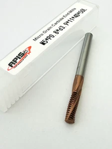 Molino de rosca de carburo sólido para acero M5*P0.8*d3.9*11*4D*50L HRC65 NUEVO 1 pieza. - Imagen 1 de 4
