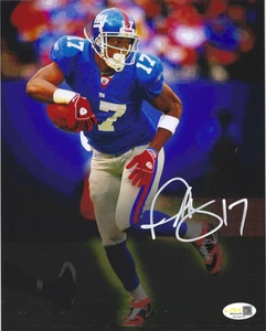 PLAXICO BURRESS SIGNED AUTO NEW YORK GIANTS 8x10 PHOTO w/JSA - Picture 1 of 1