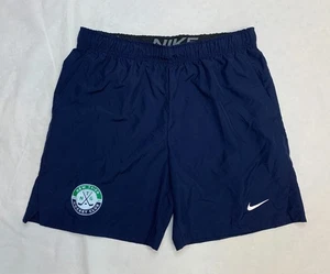 Nike New Trier Hockey NTG Club Flex Short Men's Large Pockets FQ1885 Navy Blue - Picture 1 of 2