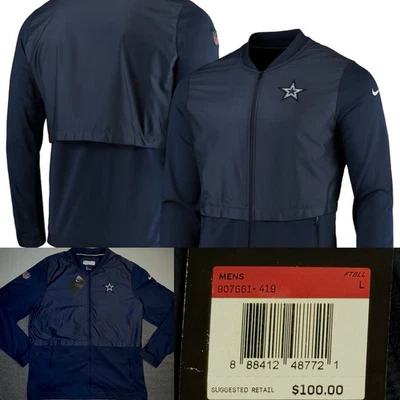 Chaqueta para todo clima edición de jugador de los Dallas Cowboys de Nike NFL On Field Apparel $100 Foto 1 de 4