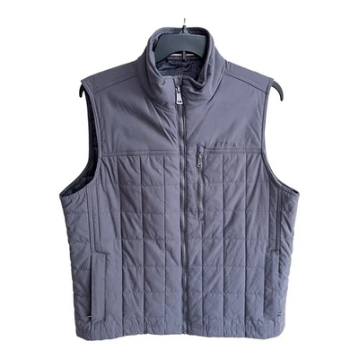 Chaleco acolchado gris ORVIS chaqueta sin mangas para hombre ropa exterior grande Foto 1 de 3