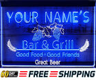 Custom Name Personalized Led Neon Light Sign Beer Bar & Grill Pub Wall Art Décor