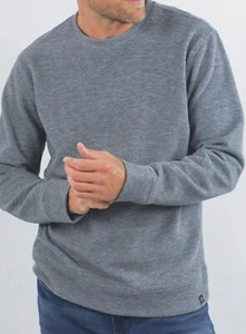 Suéter Para Hombres Jachs New York Gris Mezcla Lana Talla Pequeña Nuevo Con Etiquetas - Imagen 1 de 8