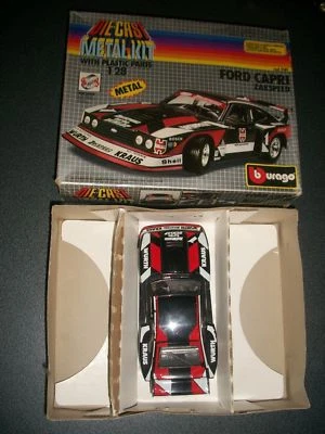 Burago Ford Capri Zakspeed Cod.5181 Scala 1/28 Metal Made In Italy Vintage - Immagine 1 di 4