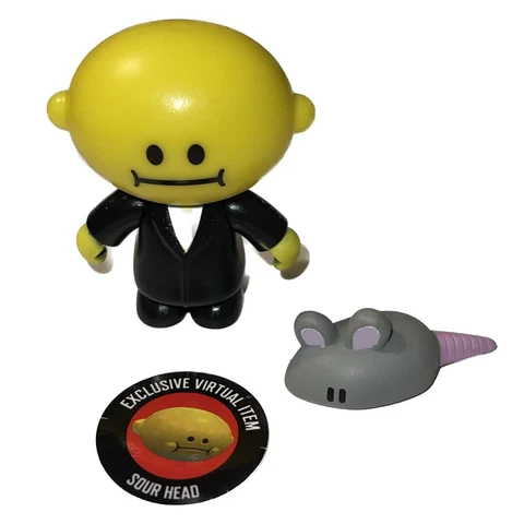 Roblox Series 12 TOWER HEROES: SOUR SUIT Figure w/ SOUR HEAD Virtual Item Code Cover