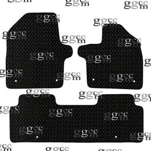 PASST KIAA EV6 2021 AB 2021 VOLL ZUGESCHNITTENE SCHWARZE GUMMI AUTOBODENMATTEN (6 CLPS) - Bild 1 von 6