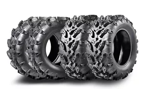 MCKINLEY UTV ATV Tires 27X10-12 6 Ply Super Mud 27X10X12 Offroad X611, Set 4 - Picture 1 of 4