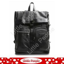 Men's Republic Leather Backpack - Black Pebbled Cowhide