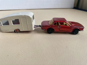 MAJORETTE BMW 3,0 CSI N°235 + CARAVANE STERCKEMAN LOVELY Made In France 🇫🇷 - Imagen 1 de 10