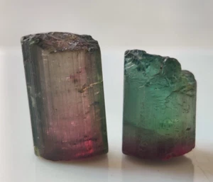 Fine Quality Natural Tourmaline Rough Gemstone 6.2 Grams Africa Pink & green - Picture 1 of 6
