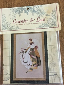 Lavender & Lace Cross-Stitch Chart Angel of Grace Sealed - Picture 1 of 2