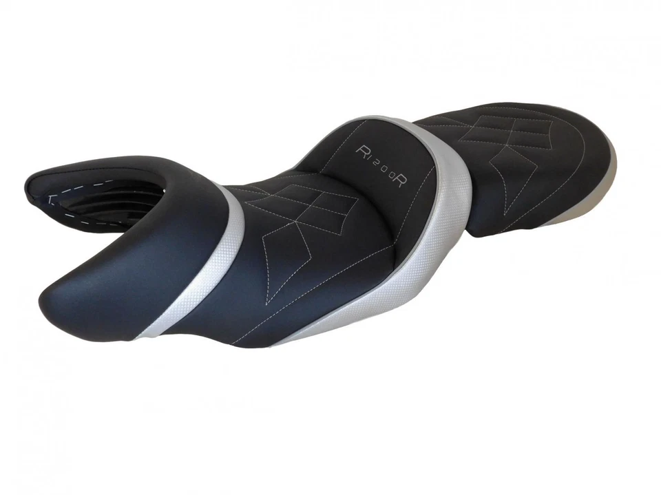 BMW R 1200 R ≥ 2015 Top Sellerie asiento de lujo confort negro gris Sport Moto 090 Foto 1 de 1