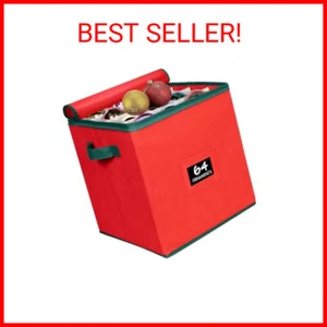 HOLDN’ STORAGE Christmas Ornament Storage Box Christmas Decor Storage Containers - Picture 1 of 2