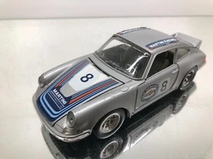 BBURAGO 0102 PORSCHE 911 CARRERA RS MARTINI #8 -SILVER 1:24- FAIR - 426 - Picture 1 of 7