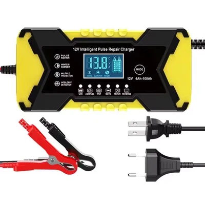 Caricabatterie auto 12 V automatico intelligente  12 V 6 A auto moto scooter - Immagine 1 di 4